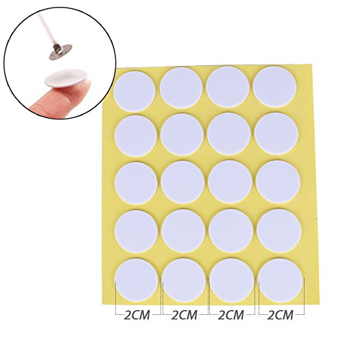 100 Unidades 150mm Mechas Naturales Enceradas de Velas de Algodón para Fabricación de Velas + 100 Adhesivos + 1 Soporte de Metal