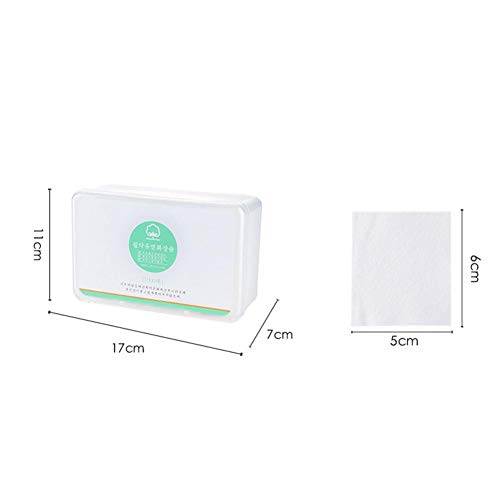 1000 Pcs - Limpieza De Alfombras Pinceles De Maquillaje Almohadillas Removedor De Algodón Se Enfrentan a Un Soplo Limpieza Limpiador Facial