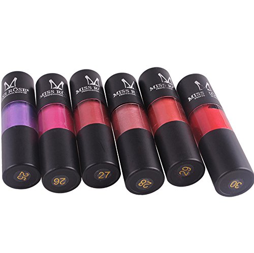 12 Colores Profesional Mate Pintalabios de Maquillaje Larga Duracion para Niñas por ESAILQ P