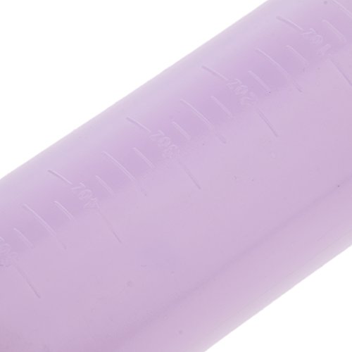 120ml Botella de Tinte de Pelo con Cepillo de Dispensador Profesional Aplicador de Tinte de Cabello - Púrpura
