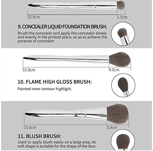 13 Pieces/Set Professional Makeup Brush Makeup Foundation Set Blush Eye Shadow Concealer Contour Beauty Makeup Tool