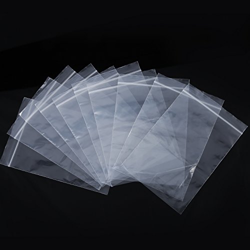 150 Piezas de Bolsa con Cierre Bolsa Resellable de Plástico Bolsa de Polipropileno Transparente, 2 x 2,8 Pulgadas, 3,5 x 5 Pulgadas, 4 x 6 Pulgadas