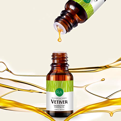 2 botellas de aceite esencial de vetiver 100% aceite de aromaterapia puro para difusor, masaje, cuidado de la piel, jabones, velas - 2 x 10 ml