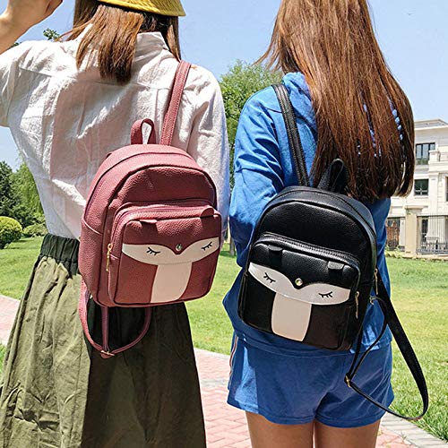 2019 Nueva Venta Al Por Mayor Pequeña Mochila De Zorro Personalidad Moda Bolso De Mujer Tendencia Salvaje 2 26 * 21 * 10 Cm