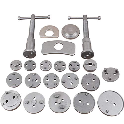 23 Piezas Reposicionador de Pistones de Freno Para Reposicionar El Pistón de Freno Al Cambiar Los Discos o zapatas CON LINTERNA REGALO