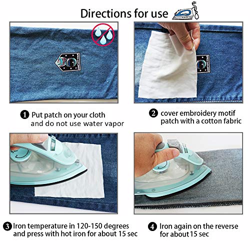 24 piezas de apliques de robot y alien para ropa, parches bordados para planchar o coser