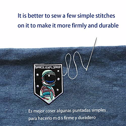 24 piezas de apliques de robot y alien para ropa, parches bordados para planchar o coser