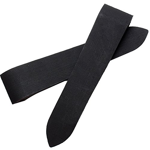 25 mm Negro Goma Correa para Reloj Diver Reloj Banda Fabricado para Santos 100 Extra Grande XL