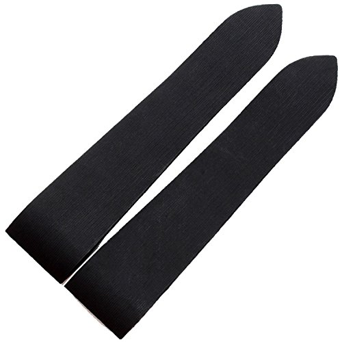 25 mm Negro Goma Correa para Reloj Diver Reloj Banda Fabricado para Santos 100 Extra Grande XL