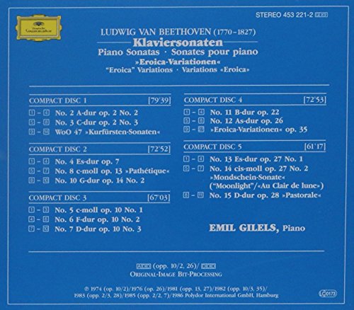 27 Sonatas Piano (E.Gilels)