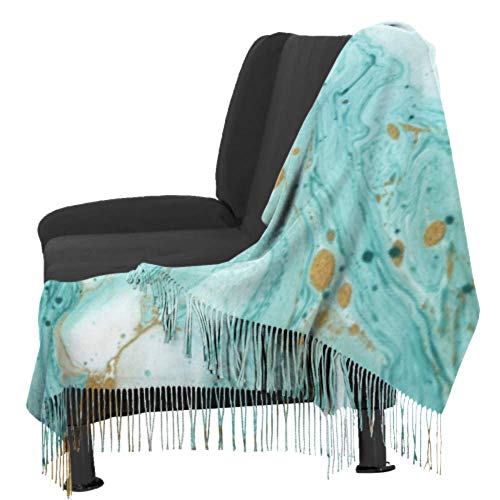 27"x77 Bufanda de Mujer Pintura Original Hermosas Jirafas Masai Mara chales Abrigo Bufanda de Cachemira Chal Elegante Manta Grande y cálida