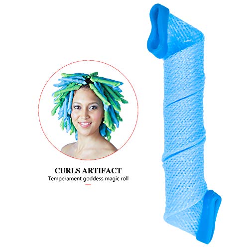 28 Piezas Heatless Plástico Mágico Rizador, SANTOO Multifuncion Magico Rodillos de Pelo Estilismo de Sueño Moda espiral manual Rulos pelo crear una forma de rizo perfecta