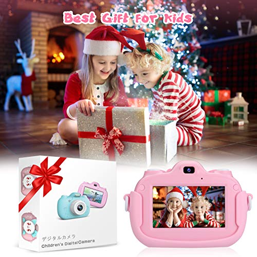 2NLF Cámara para Niños 1080P 3.0" IPS HD Pantalla Táctil Cámara de Fotos Digital para Niños con Tarjeta de Memoria Micro TF 32GB Custodia Protettiva Cámara Infantil Regalos Juguete para 3 a 12 Años
