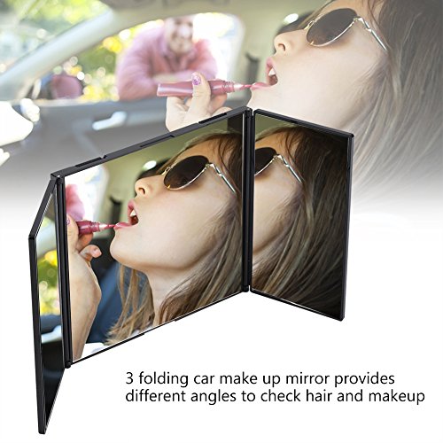 3 Espejo de maquillaje plegable con tolerancia al desgaste, parasol de coche con protección para espejo de coche, para Bosch, Craftsman, DeWalt, FEIN, Ridgid, TCH, Makita, Milwaukee