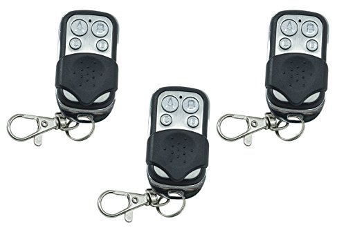 3 mandos a distancia universales para puertas automáticas, frecuencia 433,92 MHz, código fijo