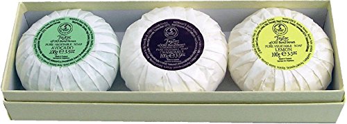 3 pastillas de jabón variadas de 100g "Taylors Of Old Bond Street"