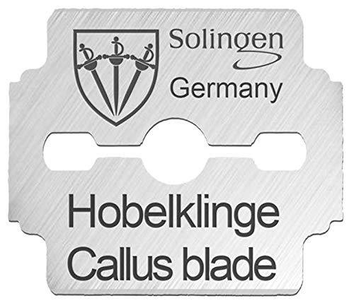 3 Swords Germany - 80 hojas de recambio para cortacallos, podología - Made in Solingen Germany (7490)