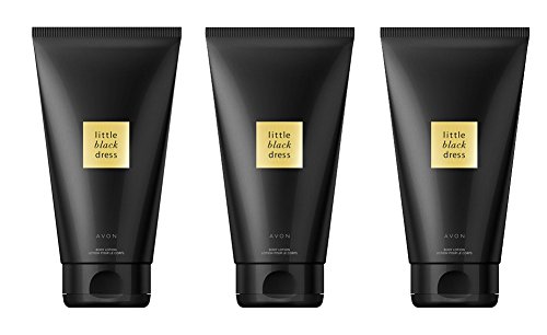 3 x Avon Little Vestido Negro Cuerpo Loción 150 ml