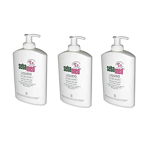 3 x Sebamed líquido – Limpiador para Pelli sensibles de 1000 ml – 3 l