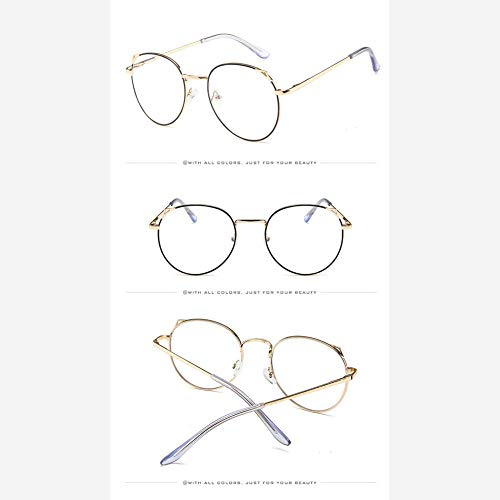 4 Gafas De Moda con Bloque De Luz Azul para Mujeres Y Hombres, Gafas De Videojuegos para Computadora, Aviador, Antirreflejo, AntiarañAzos, Protege Tus Ojos, Mejora El SueñO Oro + Rosa