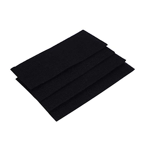 4 Unids Filtro de Esponja de Carbono Hoja de Espuma Purificador de Aire Reemplazo Pad Activado Universal Active Carbon Sponge Filter
