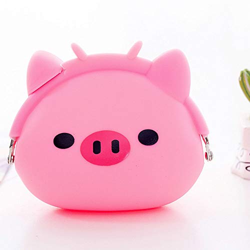 4 Unids X-BLTU Carteras de Monedas de Animales de Dibujos Animados para Niños, Monedero de Silicona Lindo Bolso de Auriculares Impermeable Novedad Juguete Regalos para Niños