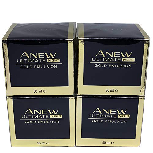 4 x Avon Anew Ultimate 7S Night Gold Emulsion 50ml Set