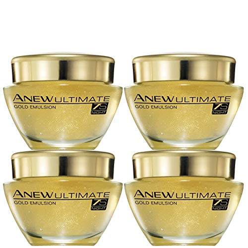 4 x Avon Anew Ultimate 7S Night Gold Emulsion 50ml Set