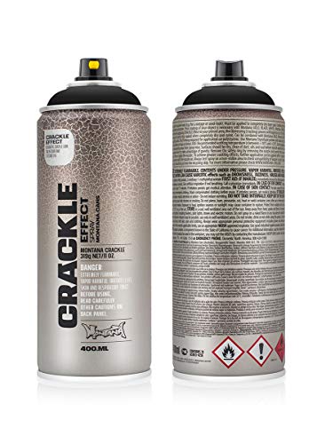 418495 Montana Crackle EFFECT Traffic Black - 400 ml (EC9017)