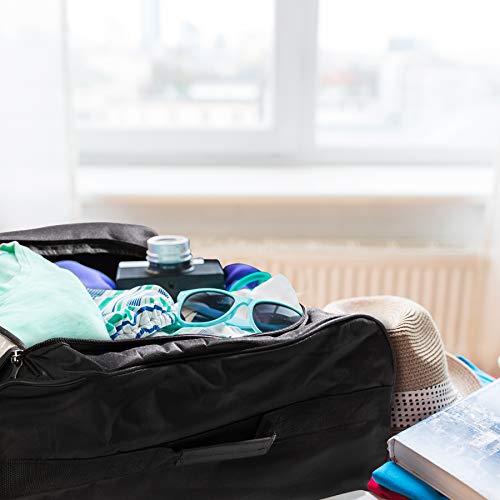 5 Cities Easyjet, British Airways, Jet2 56X45X25Cm Maximum Cabin Hand Luggage Approved Trolley Bag Equipaje de Mano, 56 cm, 60 Liters, Negro (Black)