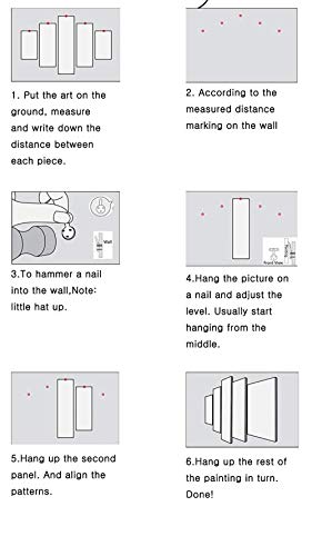 5 piezas de lienzo moderno impreso vía de tren decoración del hogar para carteles de sala de estar, decoración de arte de pared, marcos de fotos Rkmaster