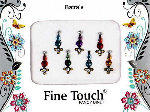 50 paquetes Bindi – Bindis al por mayor Bindis indio Bindi pegatinas multicolor cara joyas India Tika