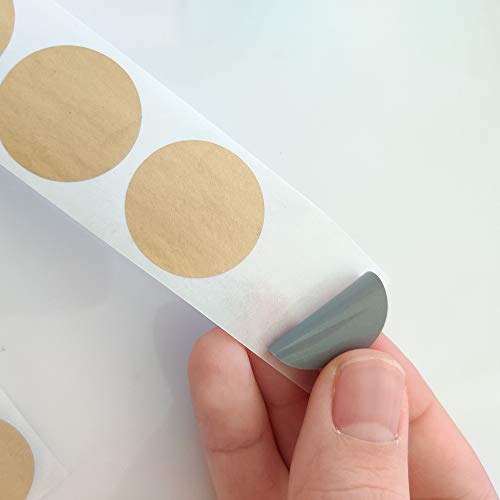 540 piezas Rascar Etiquetas Pegatinas, CNYMANY 2,5cm Circular Cuadrado Autoadhesivo Pelar y Pegar Etiquetas para Juegos Fiesta Regalo Tarjeta postal Promoción: Oro, Plata, Plata Metálica