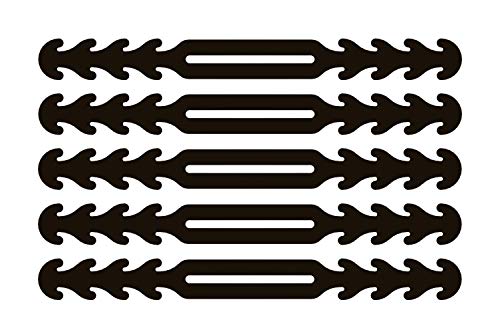 5ud. Salvaorejas sujeta mascarillas. Protectores de orejas. Extensores mascarilla. Nuevo modelo ultra ligero. 5 Unidades. (Negro)