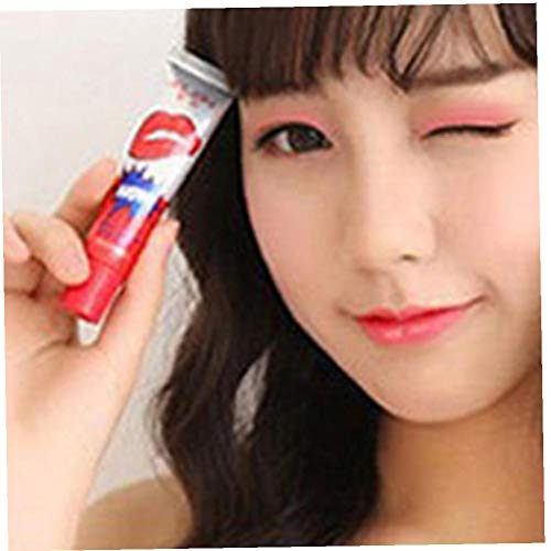 6 Colores de Larga duración a Prueba de Agua mágica Tatuaje de Color de desprendimiento Boca Escudo Tinte Brillo de Labios
