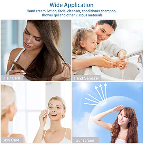 6 Piezas 30 ml Botellas Recargables Vacías de Viaje de Plástico con Tapa Abatible y 6 Piezas Titular de Llavero Porta Llaveros Soporte de Neopreno Impermeable Elástico para Contenedor Accesorios Viaje