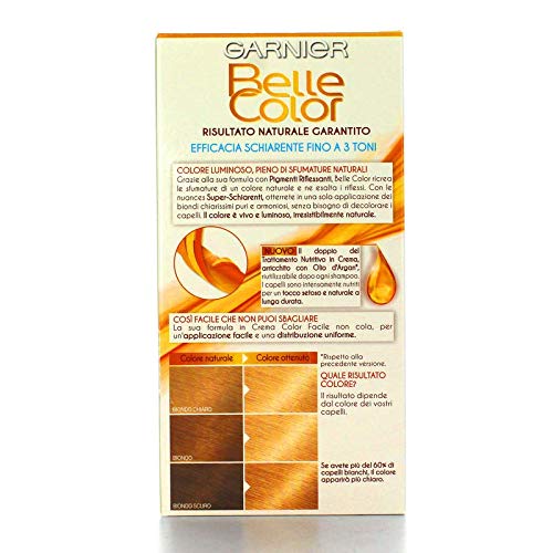 6 x Garnier Belle Color 110 rubio claro natural Tinte para el cabello