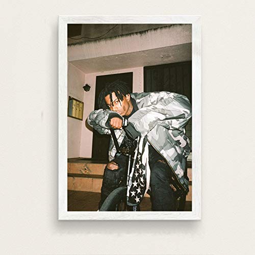 70 * 100cm Playboi Carti álbum de música popular hip hop rap rock super estrella rapero cantante retrato lienzo pintura cartel sala de estar ventiladores dormitorio estudio decoración para el