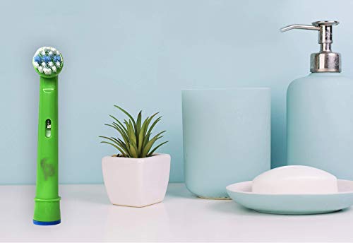 8 cabezales de repuesto Oral B compatibles con niños genéricos 3AG + 8 fundas para cabezales de protección higiénicos para cepillo eléctrico Oral-B Sensitive, Professional Care, Vitality, etc.