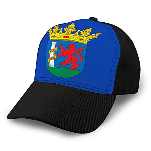 8 Sombreros de béisbol de Hip Hop de Color de Contraste Ajustable Bandera de badajoz en Extremadura de españa Sombreros de Sol