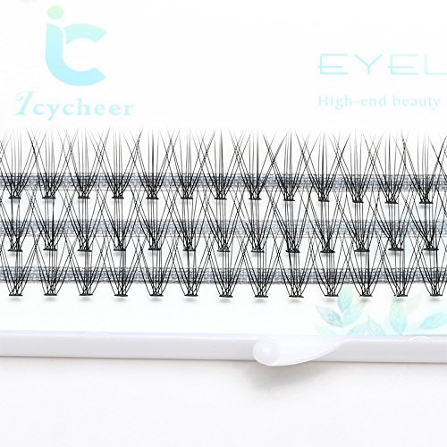 8/10/12 mm Natural Maquillaje Individual Grupo Extensión de pestañas falsas pestañas