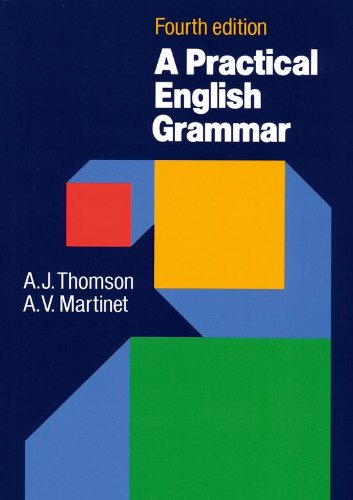 A Practical English Grammar 4th Edition: A classic grammar reference with clear explanations of grammatical structures and forms.