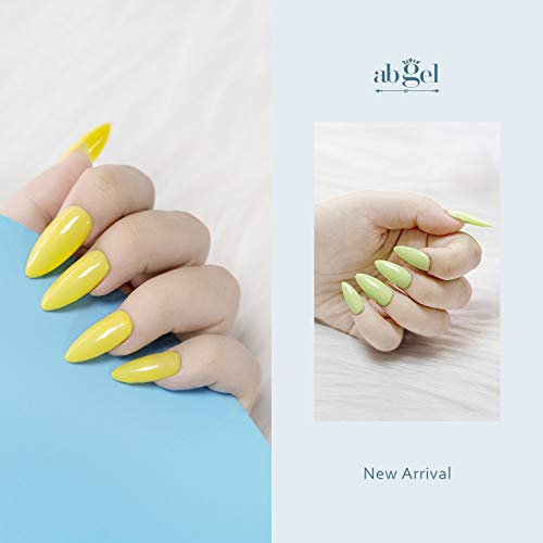 Ab gel Casa 11pcs Kit de arranque con lámpara de uñas de luz UV/LED de 36W,Gel de 8 colores sin base de toallitas y capa superior,Herramientas de uñas de manicura