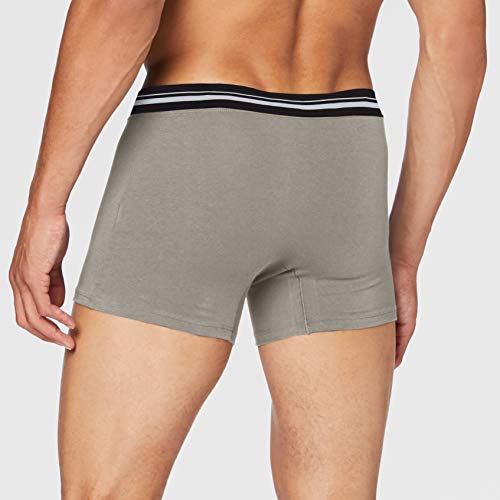 Abanderado Boxer con Cinturilla Extra Suave de algodón elástico, Gris (Gris Intenso 134), Large (Tamaño del Fabricante: L/52) para Hombre