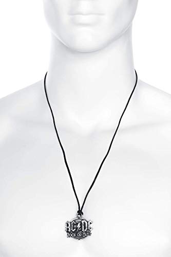 AC/DC Pendant with Cord Rock Or Bust Alchemy Pendenti Collane