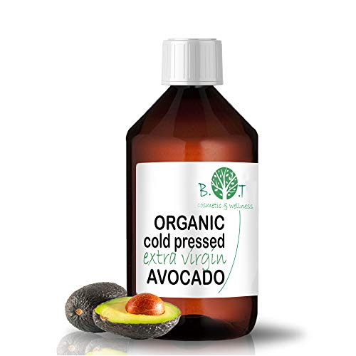 Aceite de Aguacate Bio Aceite de masaje vegetal ecologico Corporal, Pelo, Facial, Aceite Natural Cara prensado en frío Serum cabello organico 100% pure 100 ml
