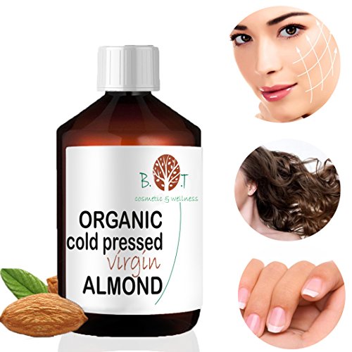 Aceite de Almendras Certificado Ecológico - Prensado en Frío - 100% Puro - 100 ml