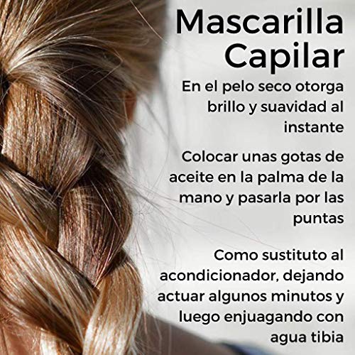 Aceite de Almendras Dulces Puro 100% natural - Hidratante Antiestrías Regenerante Antioxidante - Suavizante para Ezcemas y Piel Seca - Ideal Mascarilla Capilar - Cara Cuerpo y Cabello - 300 ml