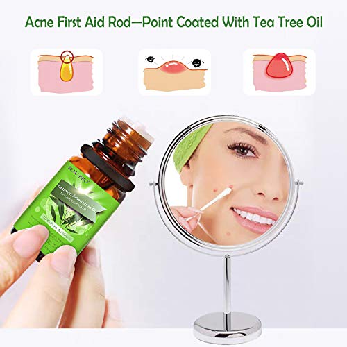 Aceite de Árbol de Té, Aceite Arbol de Te Puro 100%, Aceite Esencial de Árbol para La Piel Manchada, Acné, Granos, Bacterias, Mal Aliento y Pie de Atleta, Antiinflamatorio, Arbol de Te - 30 ml
