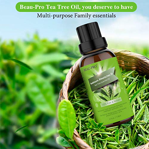Aceite de Árbol de Té, Aceite Arbol de Te Puro 100%, Aceite Esencial de Árbol para La Piel Manchada, Acné, Granos, Bacterias, Mal Aliento y Pie de Atleta, Antiinflamatorio, Arbol de Te - 30 ml
